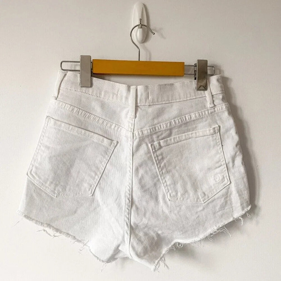 Fidelity Denim Harley Short Max High Relaxed Short  White Size 25 - Picture 4 of 6